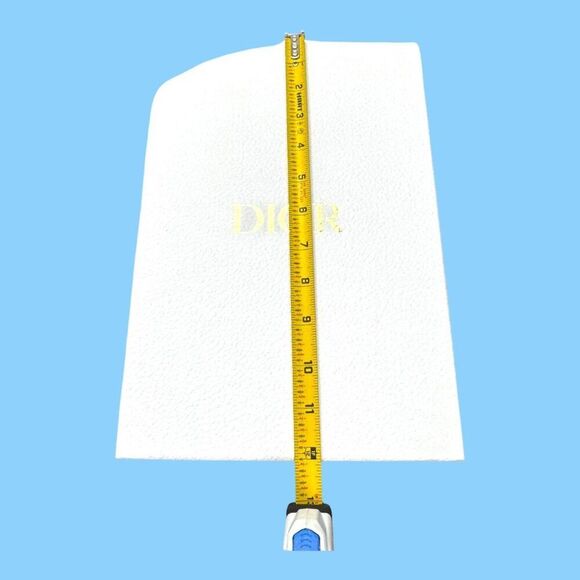 Christian Dior New York Empty Shoe Box Authentic 12x8x5 Gift Storage White Gold - Picture 5 of 7